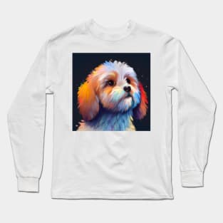 Cute Cavoodle Drawing Long Sleeve T-Shirt